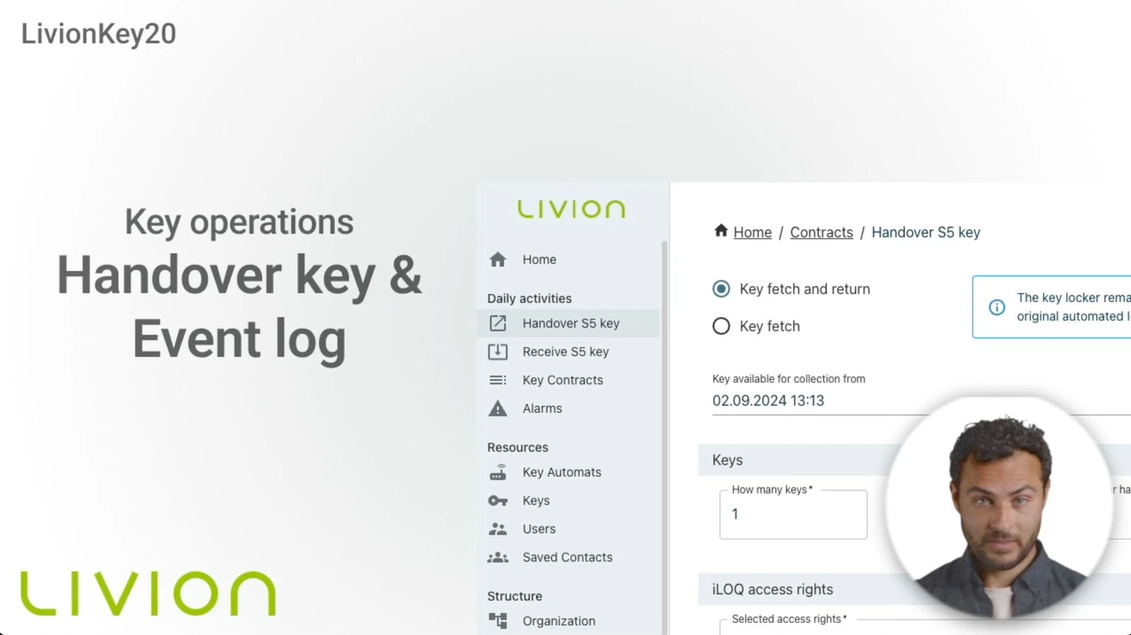 S5 keys handover thumbnail